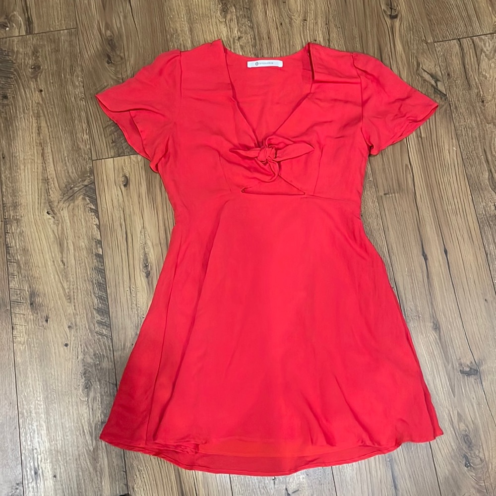 boutique dress with cutout